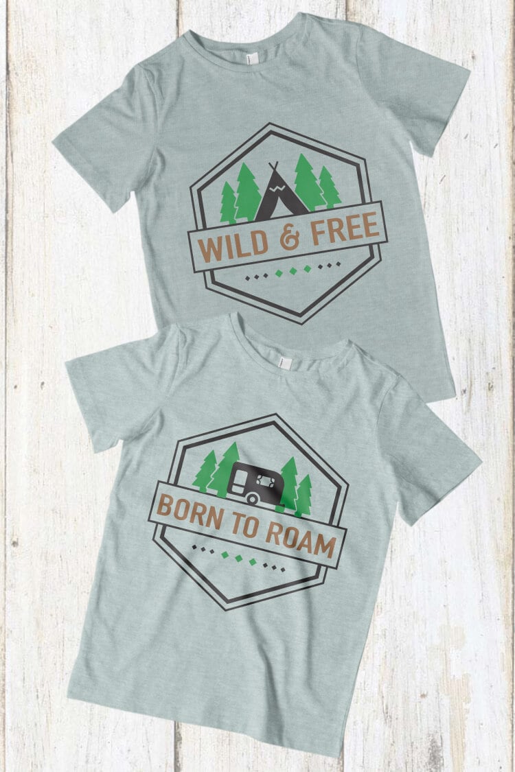 Download Camping Shirt Decals - Hey, Let's Make Stuff