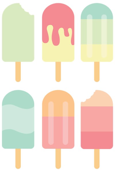 Get ready for summer with free popsicle SVG / DXF cut files and PNG clip art! Eight delicious designs for all of your summer projects.