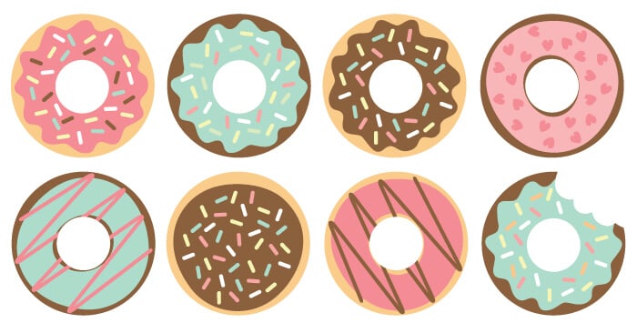 Download Donut Cut Files + Clip Art - Freebie Friday - Hey, Let's Make Stuff