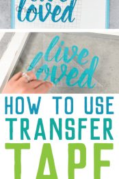 Get professional results for your vinyl projects using transfer tape! Here's everything you need to know about using it.