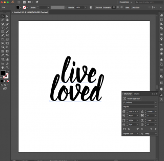 How to Change Fonts in Illustrator - Learn the basics for creating a simple SVG cut file in Illustrator that can then be cut using a Cricut Explore or Silhouette Cameo.