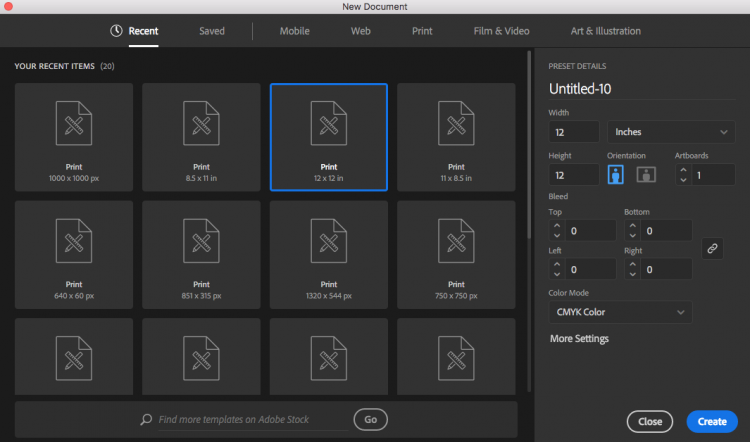 screenshot of Adobe Illustrator