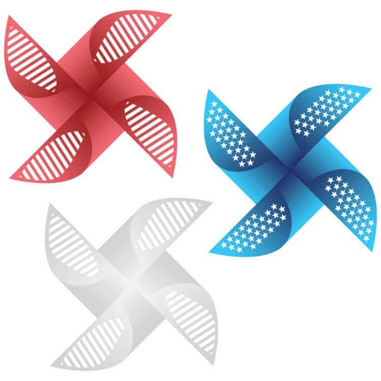 Download Patriotic Pinwheels