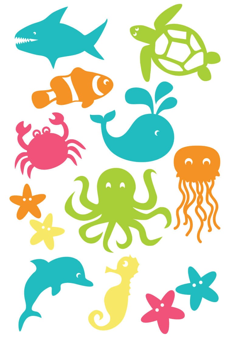 Under The Sea Cut Files And Clip Art Hey Let S Make Stuff