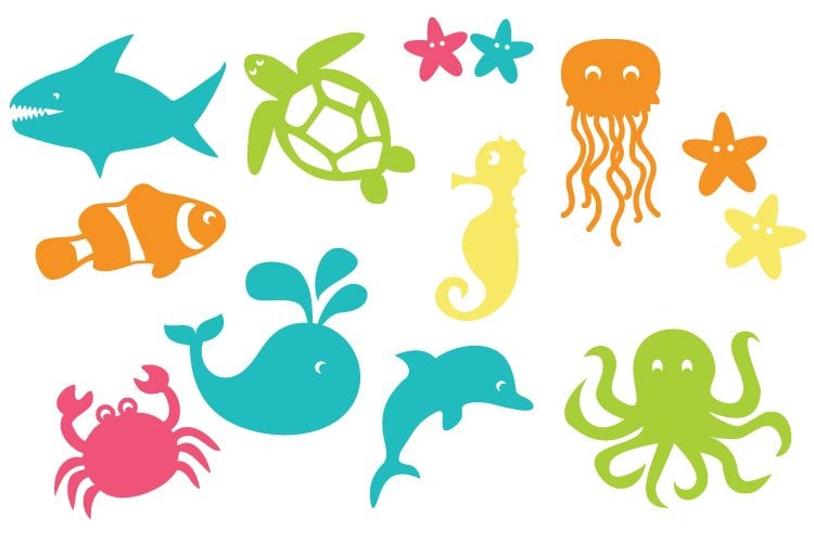 Download Under The Sea Cut Files And Clip Art Hey Let S Make Stuff PSD Mockup Templates