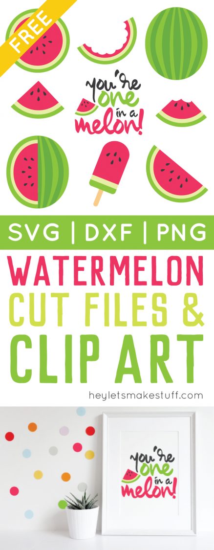 Watermelon Cut Files Clip Art Freebie Friday Hey Let S Make Stuff