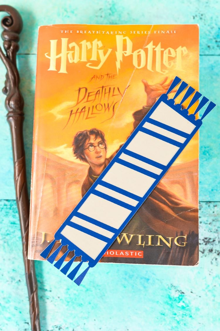 Hogwarts house bookmarks - Ravenclaw bookmark
