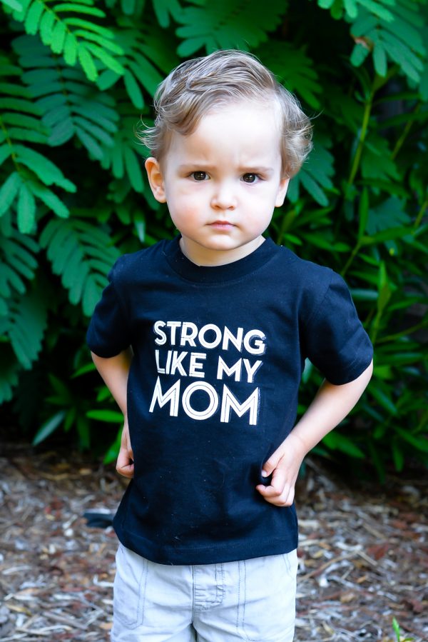 Strong Like My Mom T-Shirt Decal - Hey, Let's Make Stuff