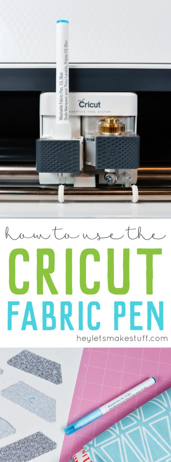 How to Use the Cricut Fabric Pen Hey, Let's Make Stuff
