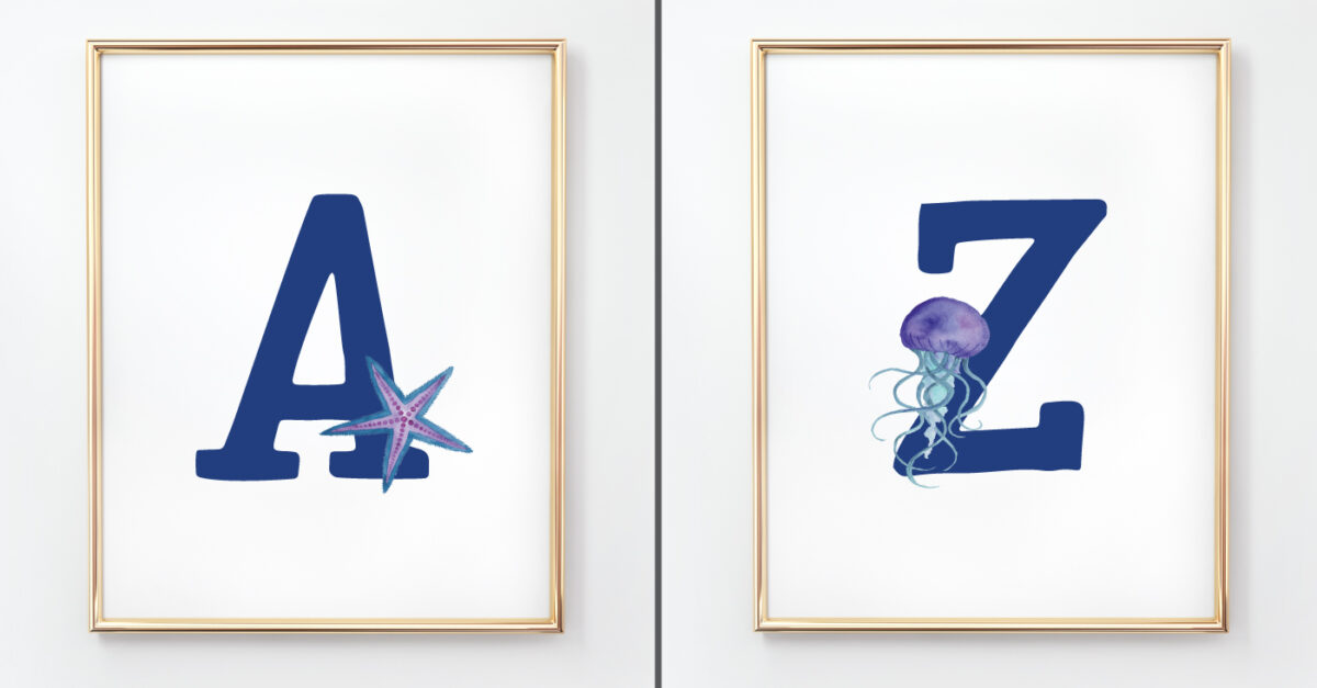 ocean nursery prints