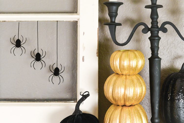 Add some spook to your windows with these creepy spider web window clings! Just cut with a Cricut or other cutting machine using black window cling and hang on any glass surface.