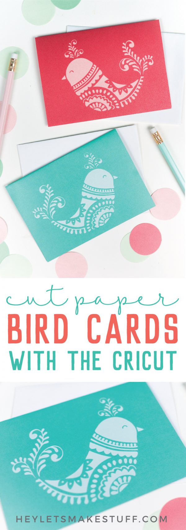 Bird Cards SVG Download for the Cricut or Silhouette