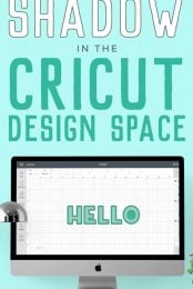 Want to create a text shadow in Cricut Design Space? Here are a few different ways to do it!