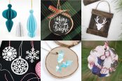 DIY Christmas Ornaments with the Cricut - Hey, Let's Make Stuff
