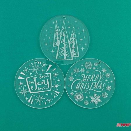 Engraved Ornaments - Jennifer Maker