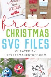 Get ready for Christmas with these festive Cricut Christmas projects! So many free SVG files to help you get in the Christmas spirit and make your holiday season merry and bright.