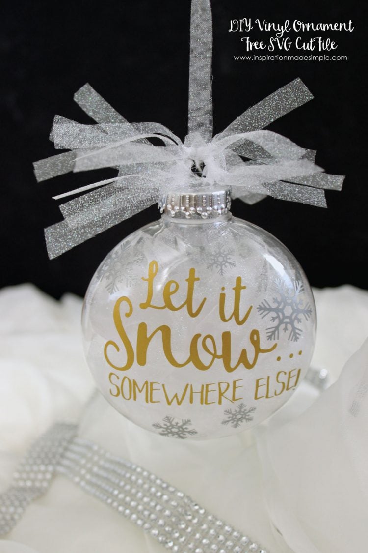 homemade wedding christmas ornaments