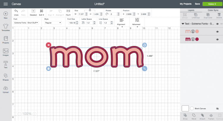 Create A Shadow In Cricut Design Space V3 Hey Lets Make Stuff 