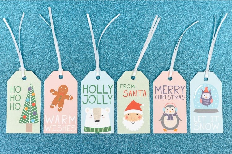 How to DIY Super Cute Name Tags for Your Gifts