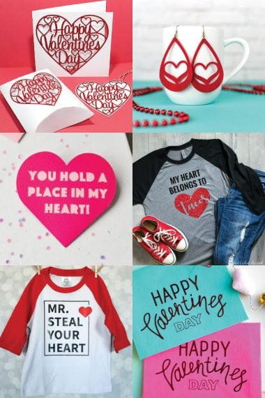 Get ready for Valentine's Day with these sweet Valentine's Day projects using the Cricut or other cutting machine! So many free SVG files for Valentine's Day to help you celebrate the day of love!