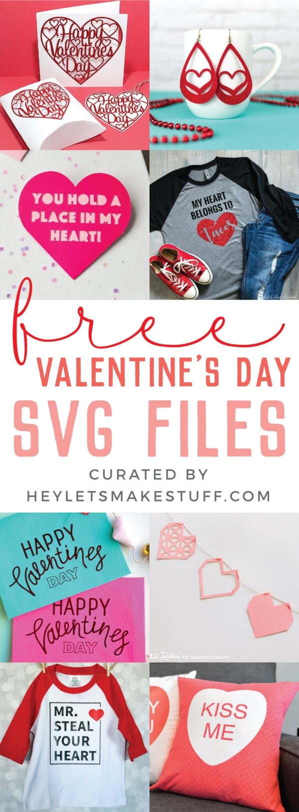 Download Free SVG Files for Valentine's Day - Hey, Let's Make Stuff