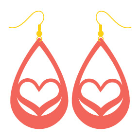 Download Valentine's Day Suede Earrings DIY - Hey, Let's Make Stuff