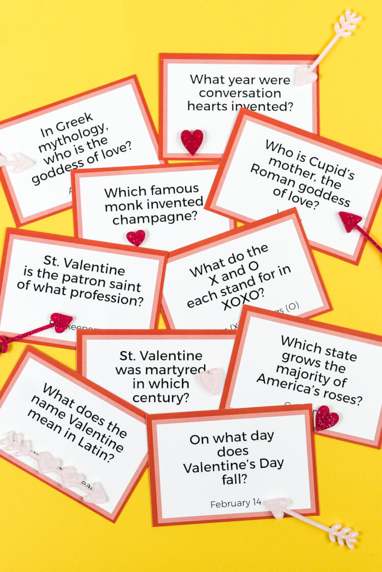 Free Printable Valentine&rsquo;s Day Trivia Questions and Answers