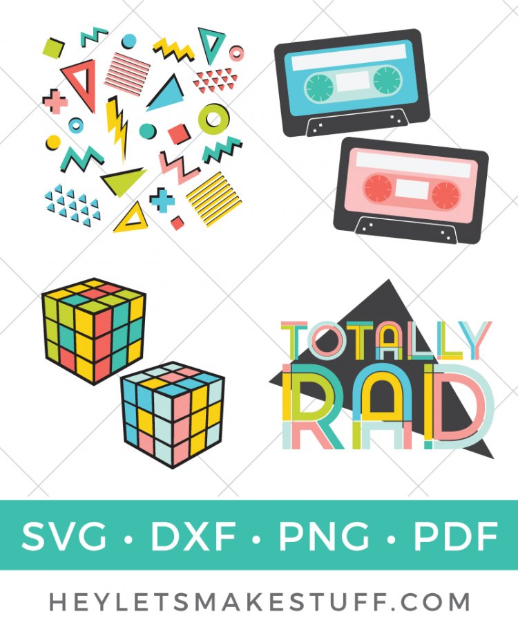 Download Totally Rad 80s Svgs Hey Let S Make Stuff