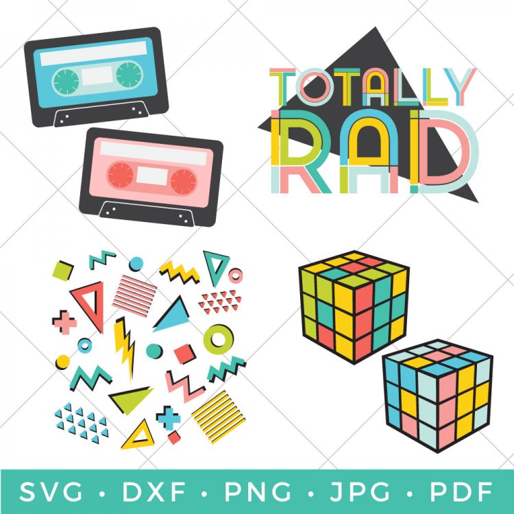 Totally Rad 80s Svgs Hey Let S Make Stuff