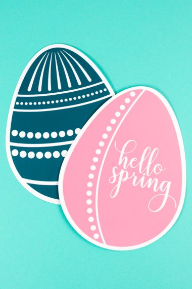 Get ready to hop into Easter! Use these Easter Egg SVG files for all your cute Easter crafts and projects.