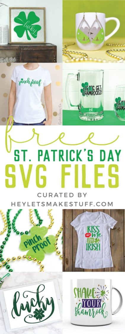 Free St. Patrick's Day SVG Files pin image