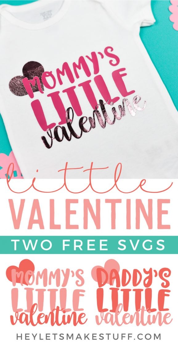 Download Little Valentine Onesies with Free Cut Files - Hey, Let's ...