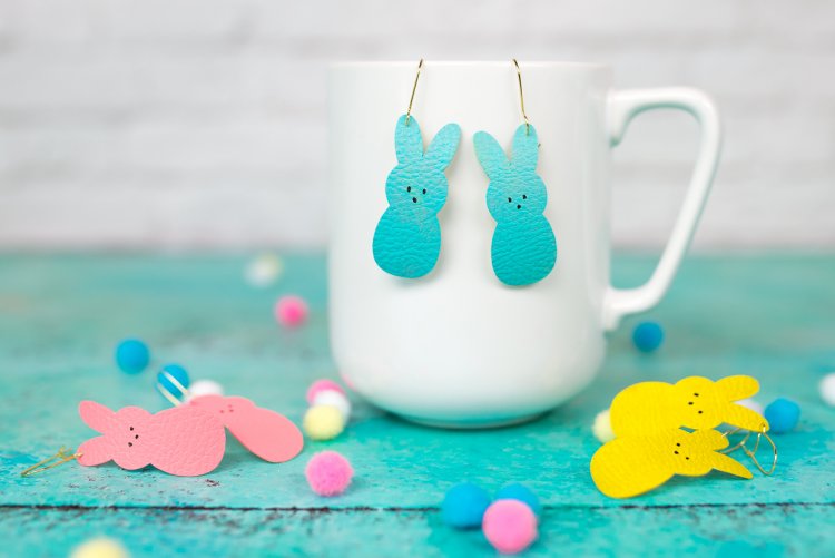 Download Peeps Easter Earrings - Hey, Let's Make Stuff