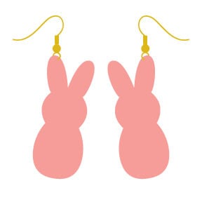 Download Peeps Easter Earrings - Hey, Let's Make Stuff