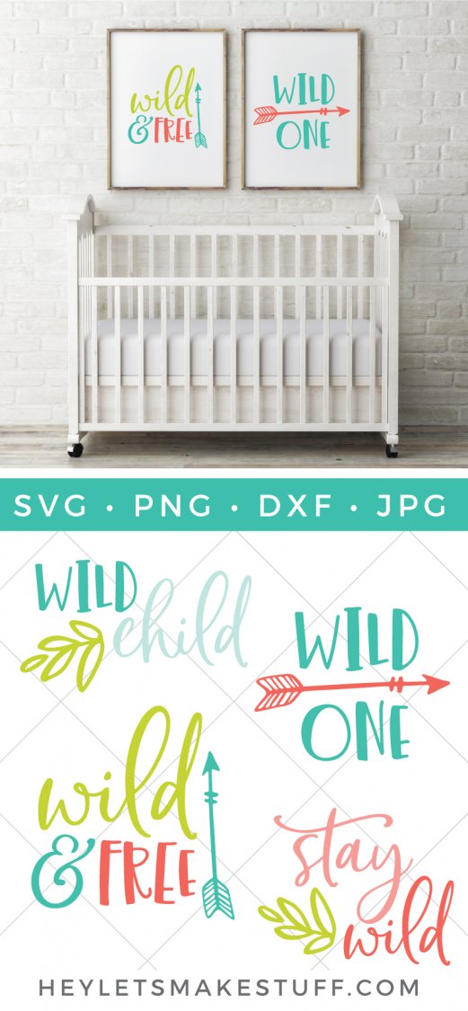 Wild Child Svg Bundle Individual Cut Files Nurseries Onesies Kids