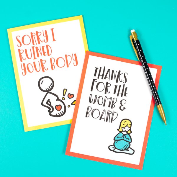 Eight Hilarious Printable Cards