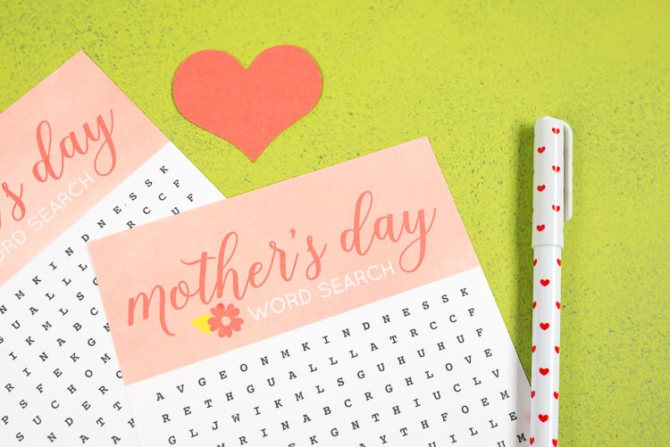 Download Free Printable Mother's Day Word Search | Fun Games for Mom!