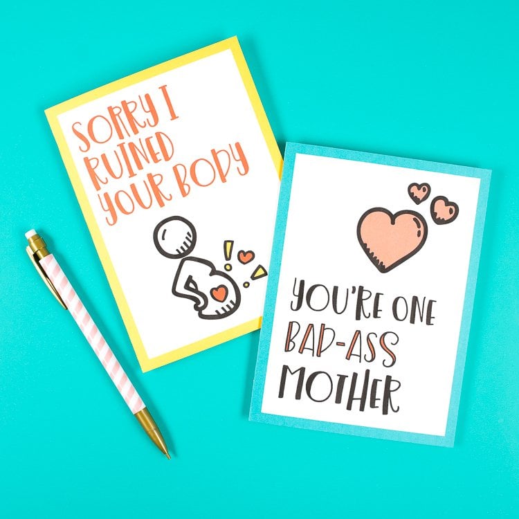 Printable Funny Mother's Day Cards Eight Hilarious Printable Cards