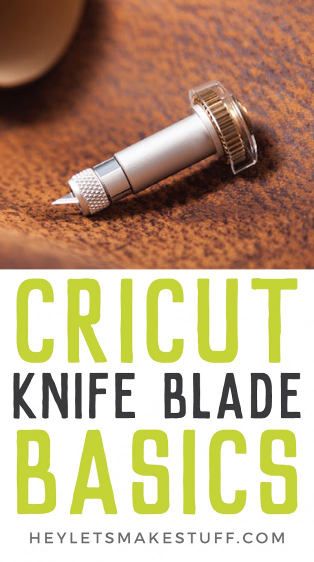 Cricut knife blade basics pin image