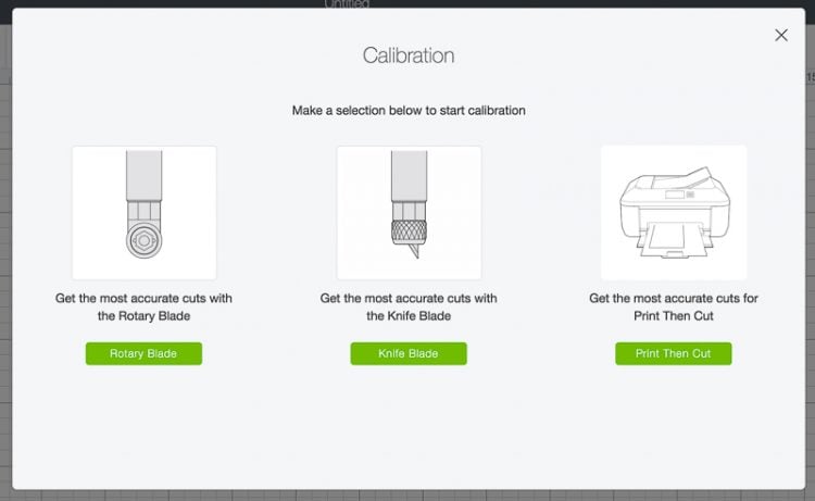 Cricut Knife Blade Calibration - Photos & Screenshots