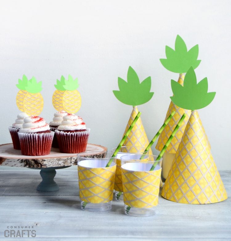 Printable Pineapple Party Templates