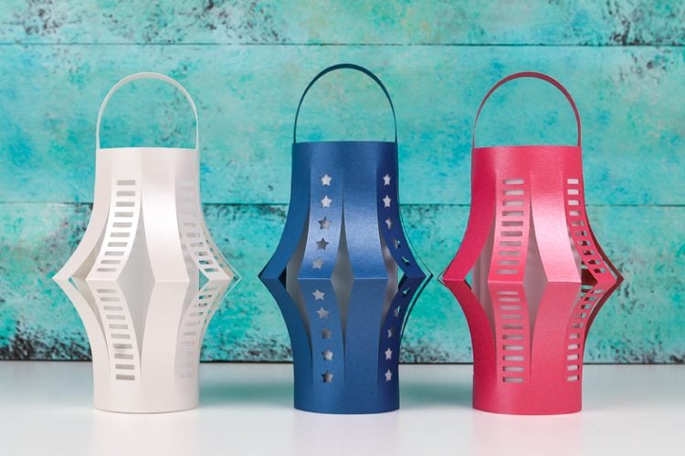 Fourth Of July Paper Lanterns With The Cricut Explore And Cricut Maker