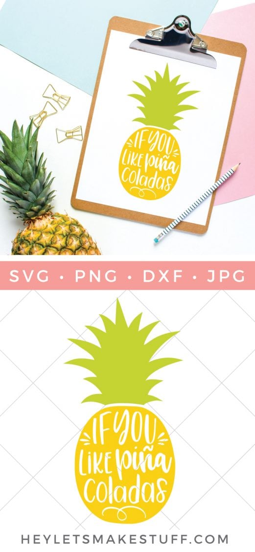 Download Pina Colada Pineapple Svg For Tropical Crafts And Summer Projects SVG, PNG, EPS, DXF File