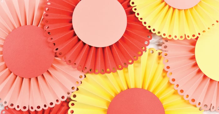 How to Make Paper Rosettes with the Cricut Scoring Wheel