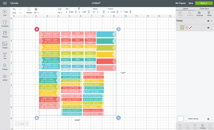 Flatten SVG File