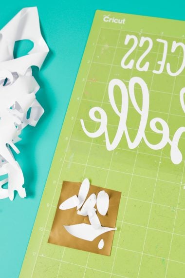 Frustrated weeding iron on vinyl for projects made using your Cricut or other cutting machine? Here are tips and tricks to make weeding HTV easier!