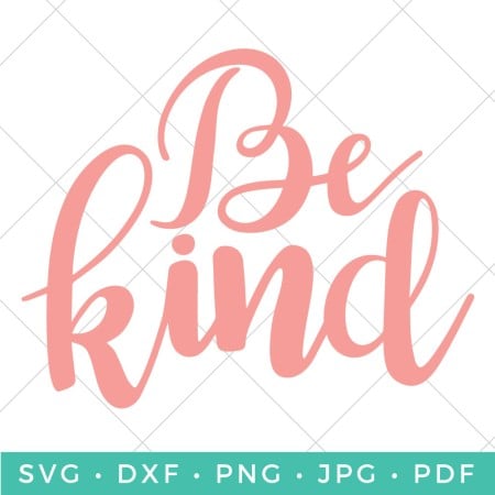 Be Kind Hand-lettered Files - Perfect For Home & Classroom