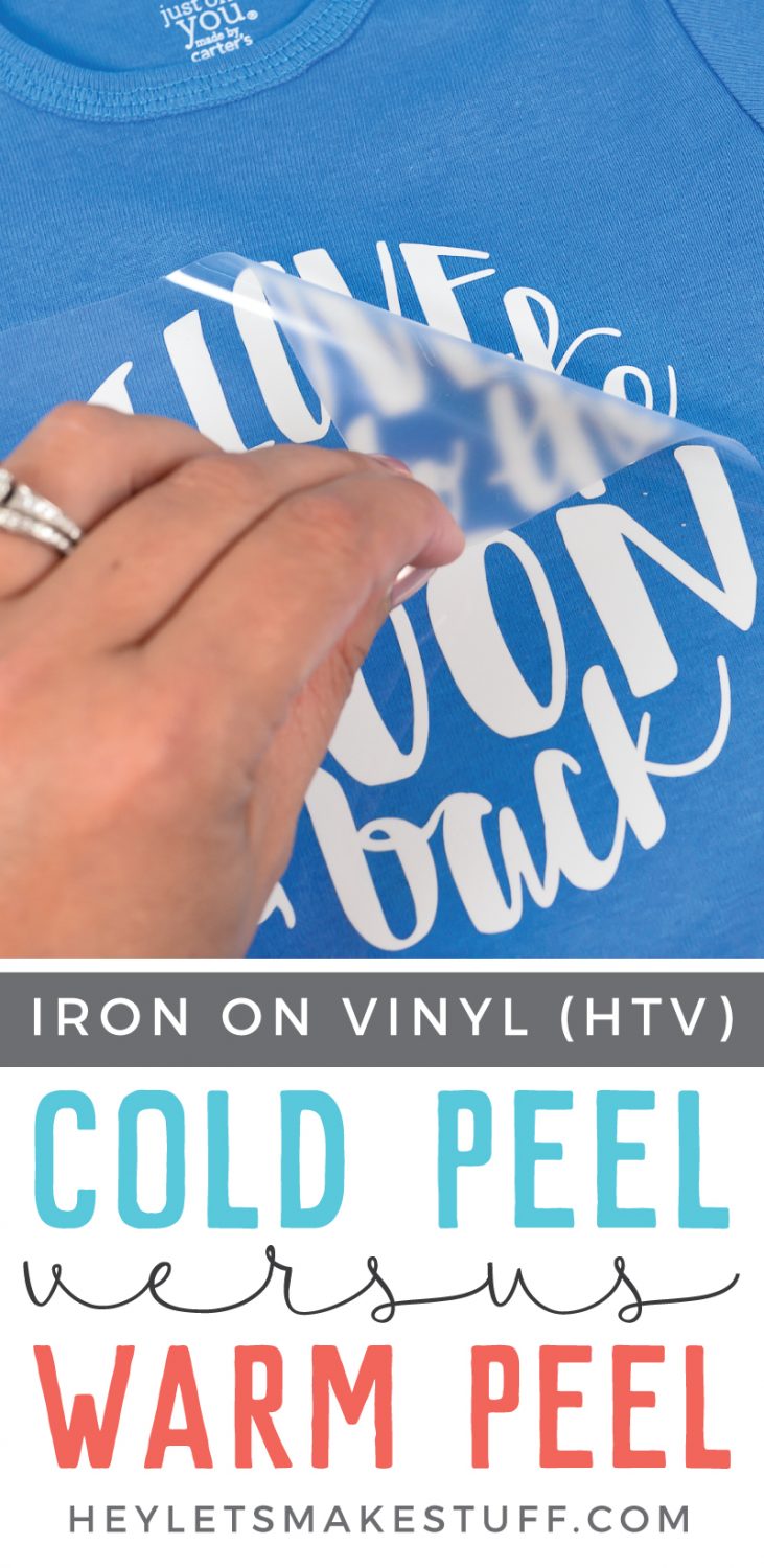 HTV Warm Peel vs Cool Peel Including List of IronOn Brands!