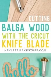 Need tips and tricks for cutting balsa wood with the Cricut Knife Blade? Balsa wood can be a tricky material—here's how to get the best results.