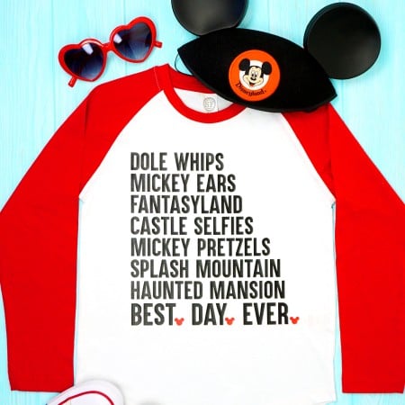 Best Day Ever' Disney Shirt + SVG File from happinessishomemade.net